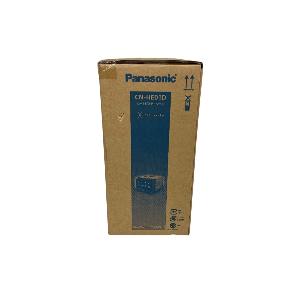 ストラーダ CN-HE01D(中古品、箱あり付属品未使用＋ 中継ケーブル iPod/USB接続用 CA-LUB200Dおまけ  CN-HE01WD ストラーダ カーナビ 7インチ 200mmワイドモデル HEシリーズ