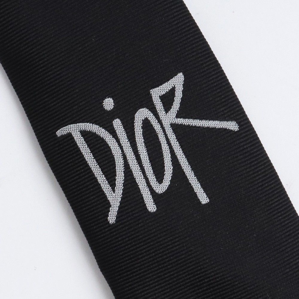DIOR × SHAWN STUSSY ロゴネクタイ ブラック ディオール ショーン
