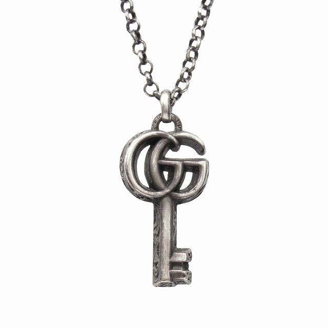 【美品】GUCCI グッチ 鍵カギ ダブルG キー GG アラベスク ネックレス GUCCI グッチ 鍵カギ ダブルG キー GG アラベスク ネックレス
