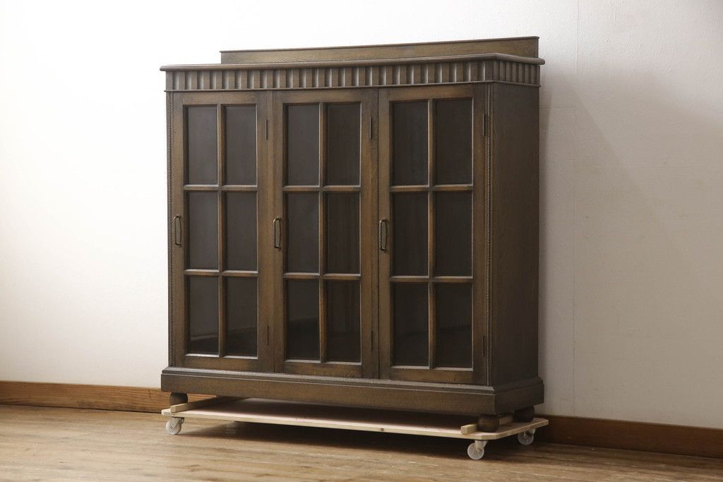 【キャビネット】神戸家具　木製　収納棚　和製ヴィンテージ　アンティーク◎ キャビネット】神戸家具 木製 収納棚 和製ヴィンテージ