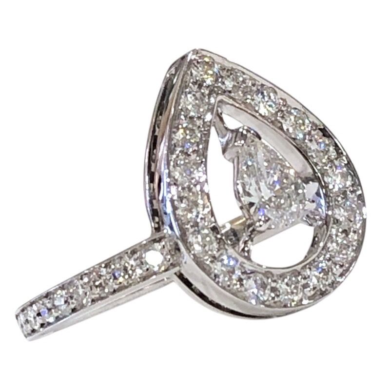 ブシュロン BOUCHERON アバリング 750WG ダイヤモンド ジュエリー
