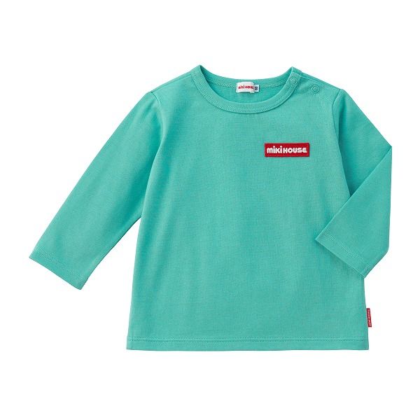 ミキハウス mikihouse ロゴ シンプル 長袖Tシャツ 140cm