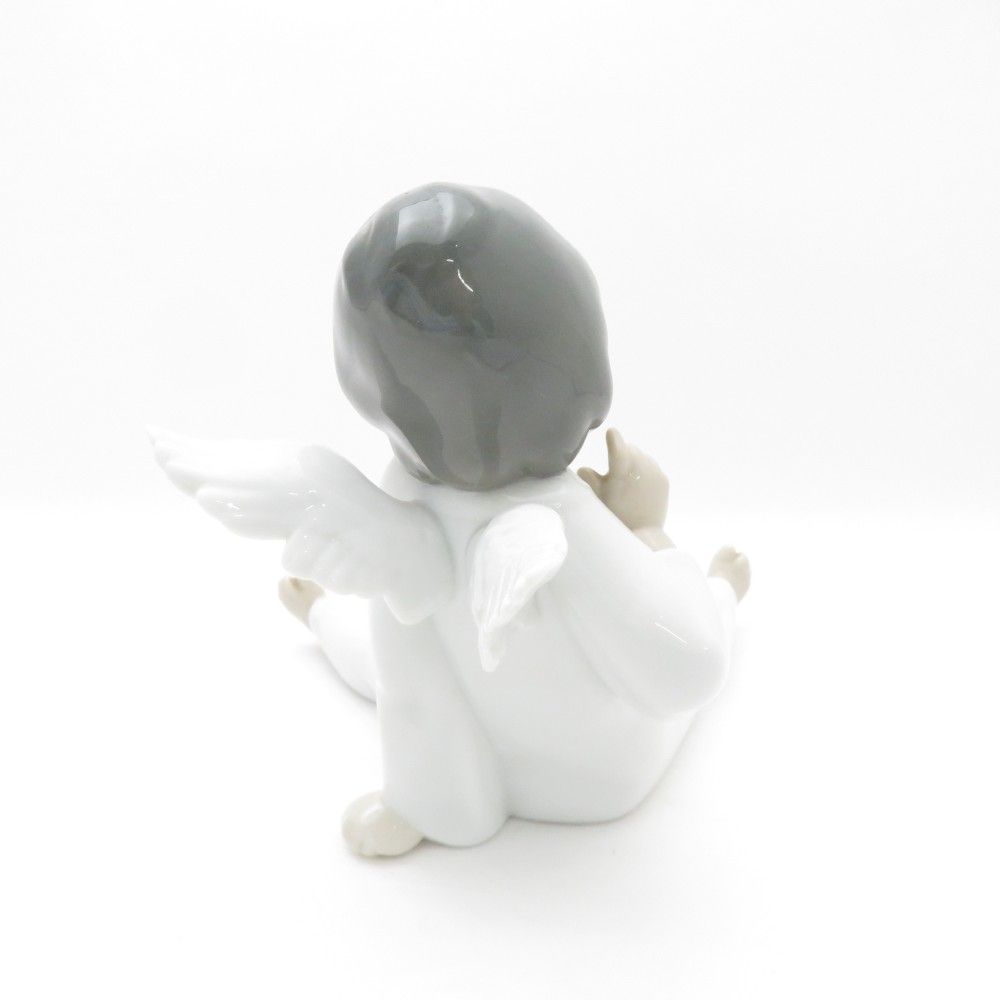 絶盤 !美品!リヤドロ Lladro 天使の考え事【えーと、それは】フィギュリン 絶盤 !美品!リヤドロ Lladro 天使の考え事【えーと、それは