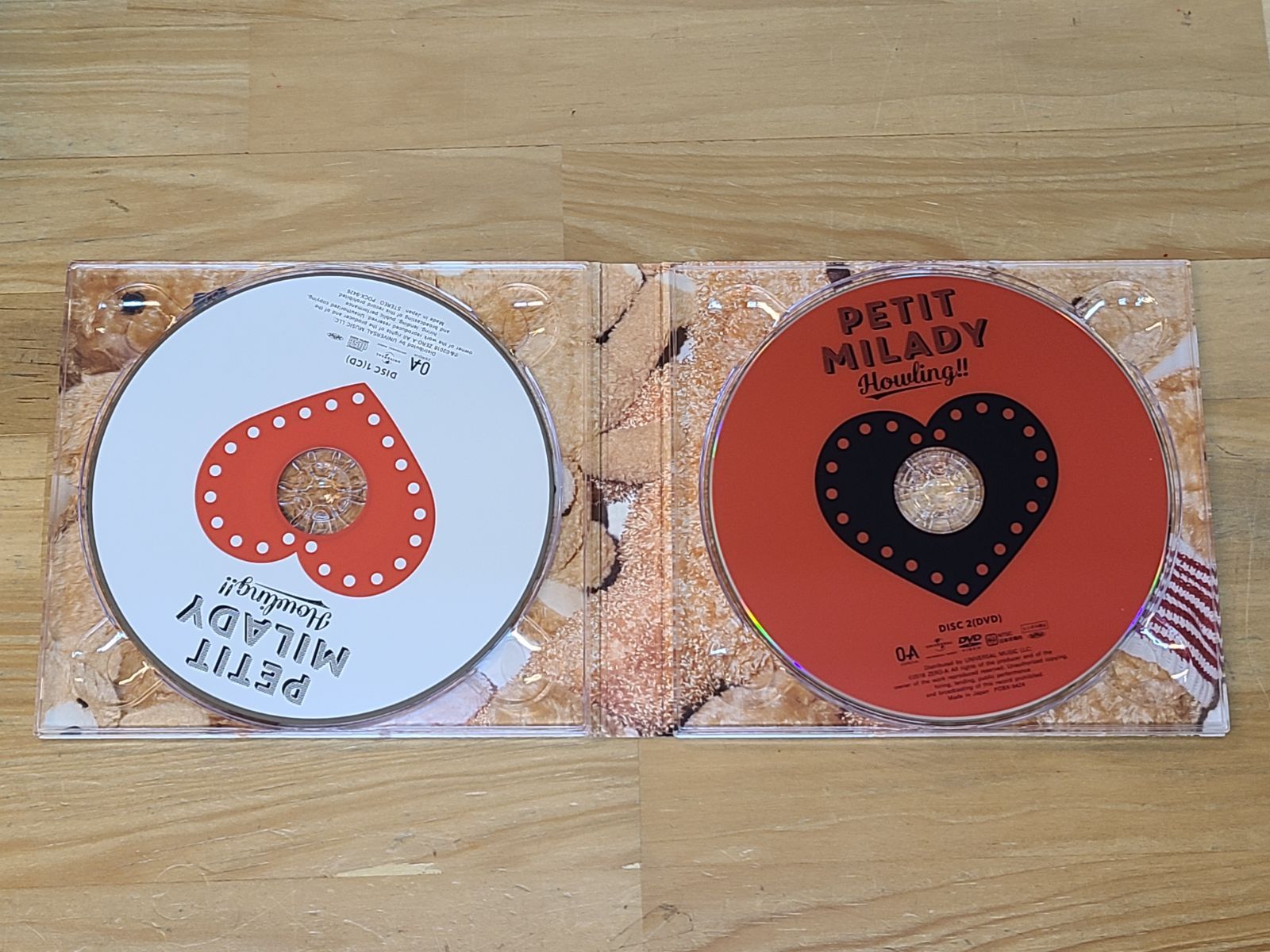 CD/PETIT MILADY/Howling!! (CD+DVD) (初回限定盤A) CD⁄PETIT MILADY⁄Howling!! (CD Blu-ray) (初回限定盤B) Howling