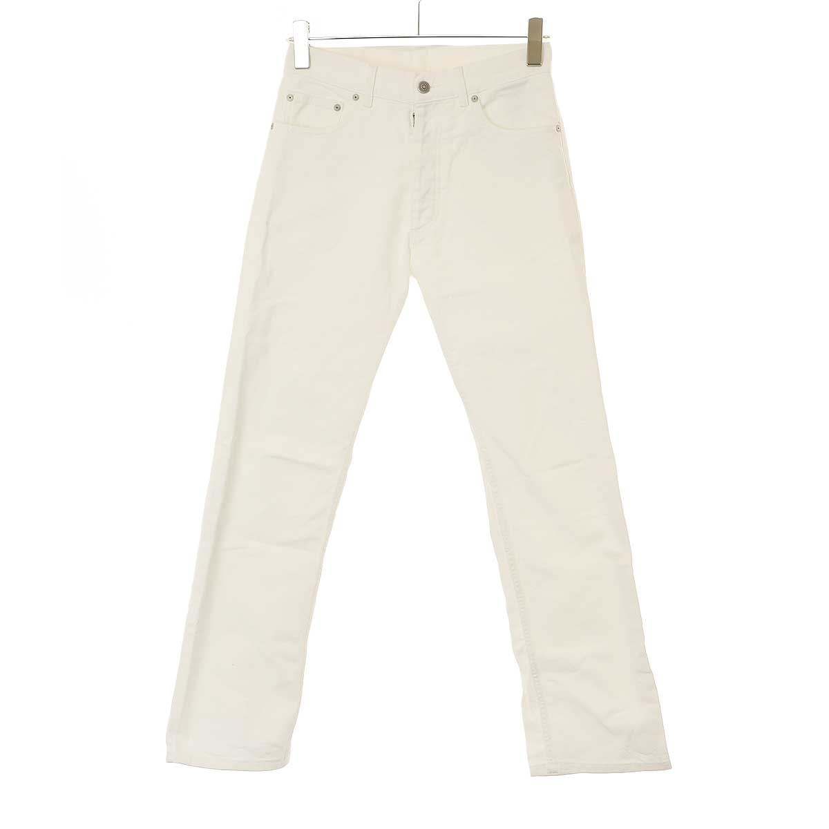 メゾン マルジェラ 10番 S50LA0193 サイズ28 ホワイト デニム Maison Margiela14 メゾン マルジェラ 22SS Five Pocket Jeans