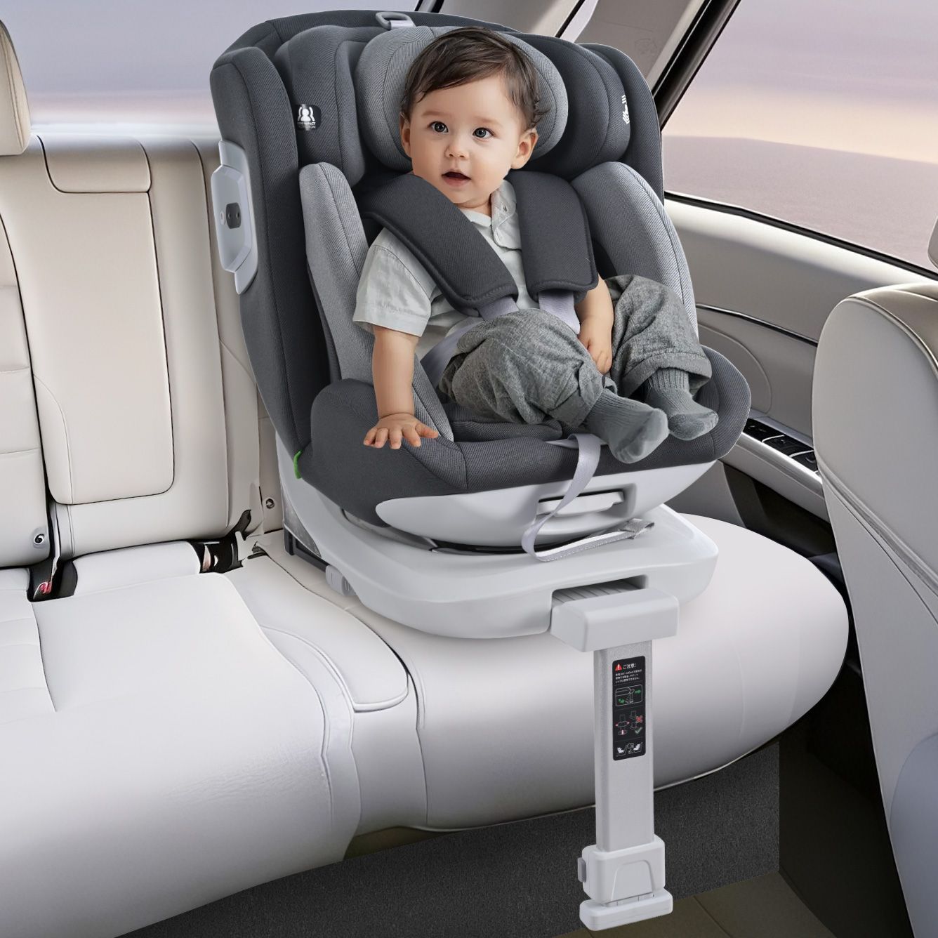 Combi チャイルドシート ネルーム エッグショック回転式 クリーニング