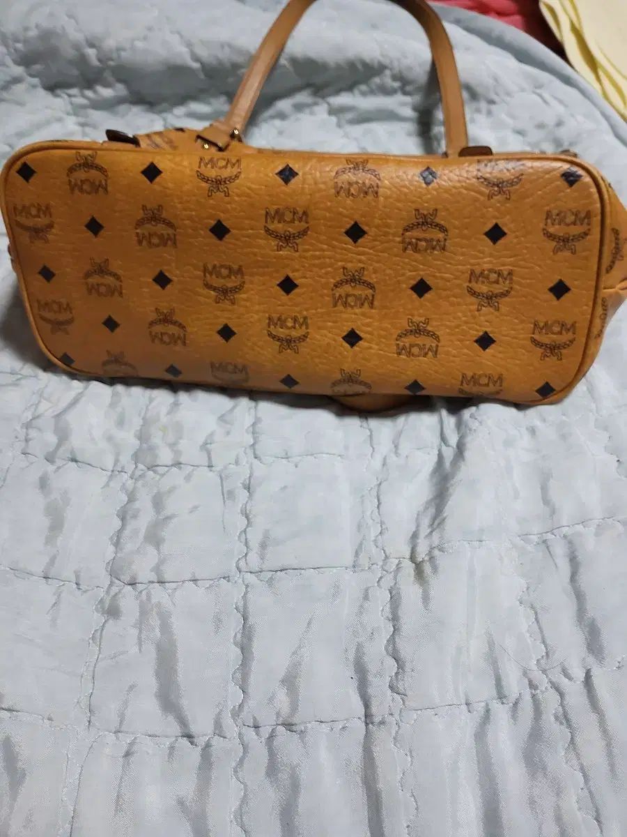 MCM ロゴ トートバッグ ブラウン - メルカリ