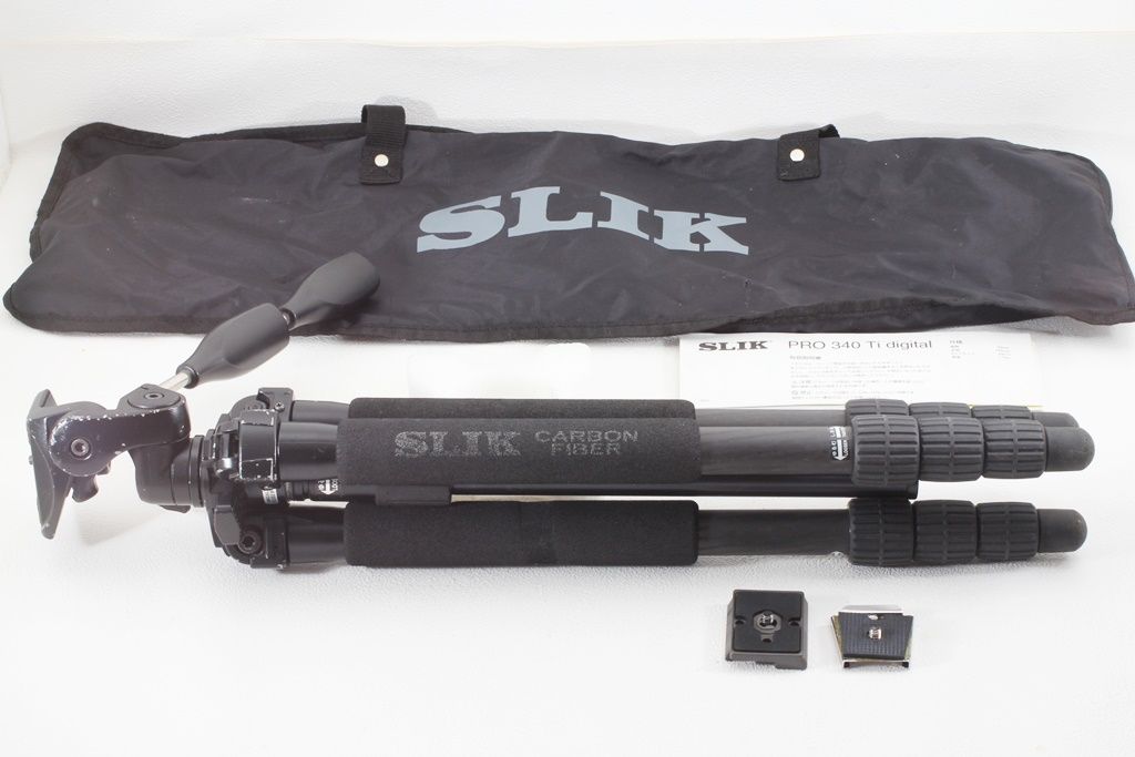 美品 SLIK スリック カーボン CARBON 724 EX Ⅲ 4段 三脚 - メルカリ