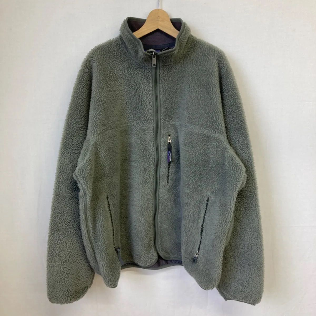 【希少色】Patagonia レトロX FA99 グリーン メンズLサイズ身幅63cm