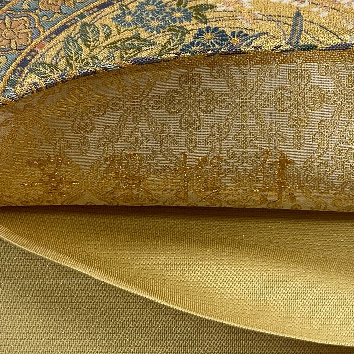 niko　未使用品　袋帯　丸文　ほていや　クリーム色系　長尺　G806 niko 未使用品 袋帯 丸文 ほていや クリーム色系 長尺 G806 袋帯 美品