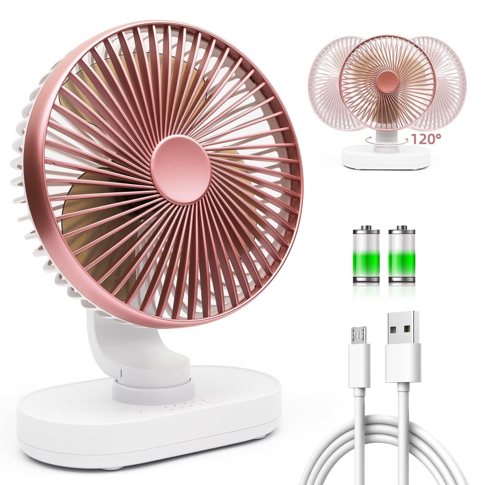 【人気商品】省エネ 軽量 長時間連続使用 USB充電式4000mAhバッテリー内蔵 4段階風量調節 超強風 熱中症対策 首振り 静音 小型扇風機 卓上扇風機