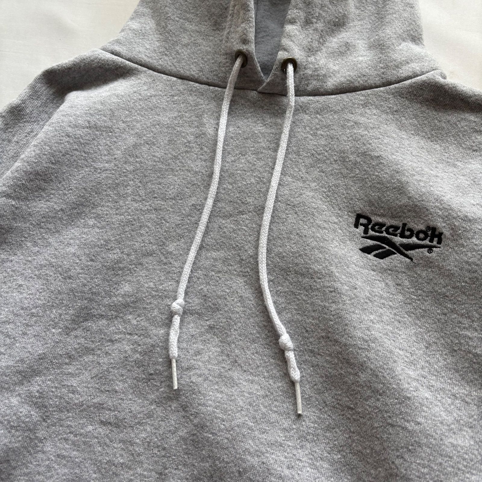 Reebok - USA アメリカ購入　百貨店　リーボック パーカー　グレー USA製 90s Reebok リーボック スウェット パーカー グレー