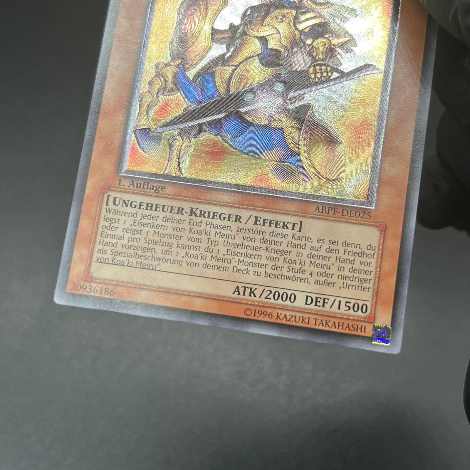 【ARS9】ネフティスの鳳凰神　レリーフ 遊戯王 ネフティスの鳳凰神 レリーフ EU版 1st ARS9 FET-JP005 UR