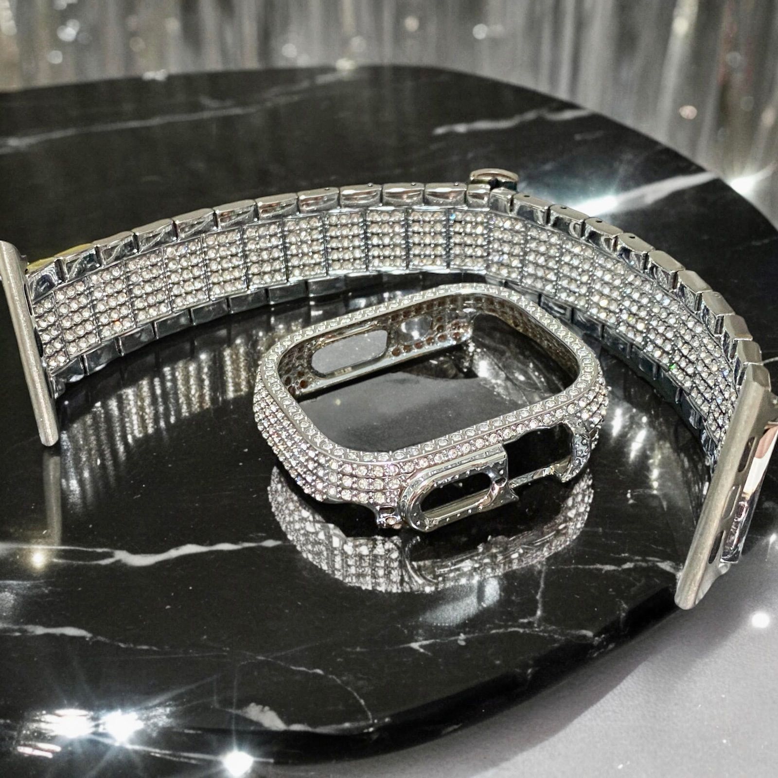 49mm ウルトラ アップルウォッチ用 ステンレスケース アップルウォッチ  