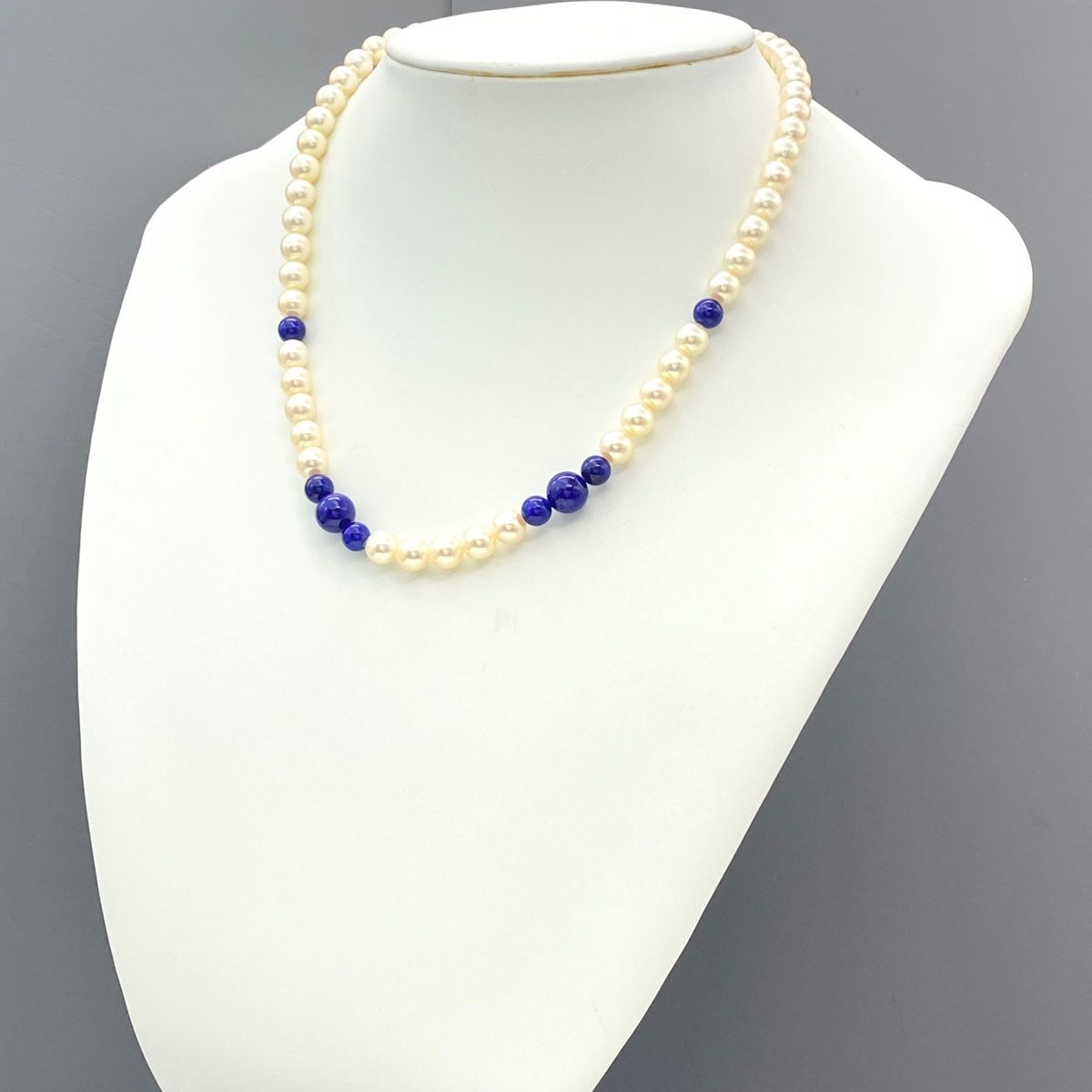 MIKIMOTO【ミキモト】 K18WG(NC)/Pt950(R)/K14WG(ER)黒蝶パール