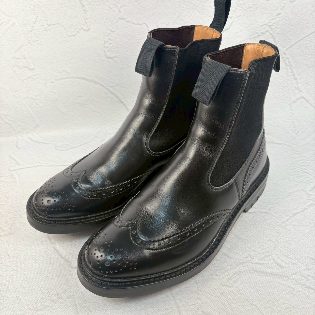 Tricker s トリッカーズ M2754 HENRY ヘンリー サイドゴアブーツ 黒 ブラック コマンドソール UK7 | 25.5cm