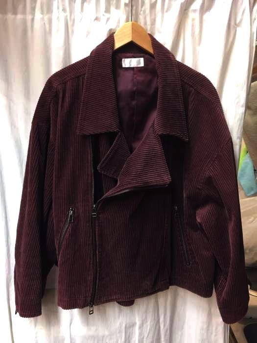 D221846 HARE コーデュロイ ライダースジャケット SLY | WASHED CORDUROY RIDERS ジャケット (ジャケット ) |SHEL