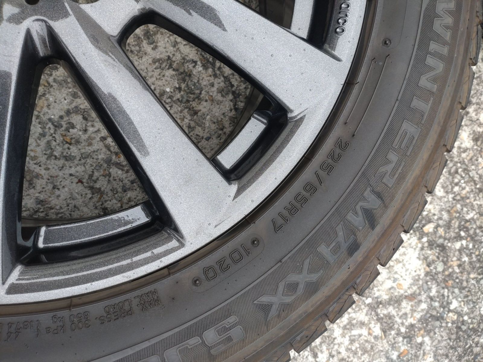 スタッドレスタイヤホイール4本セット クリムソン TEAM SPARCO 108-5H 