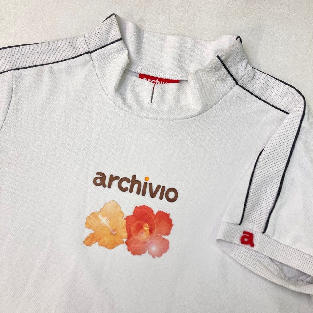 サイズ：38 ARCHIVIO アルチビオ ハイネック 半袖Tシャツ