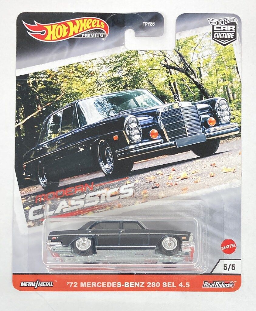 2台セット　ホットウィール　'72 メルセデス ベンツ 280 SEL 4.5 Amazon.com: DieCast Hot Wheels '72 Mercedess-Benz 280 Sel