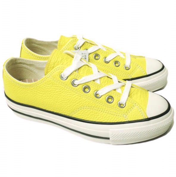 コンバースアディクト　チャックテイラー　レザー　24.0 CONVERSE ADDICT CHUCK TAYLOR LEATHER OX 1CL144 WHITE