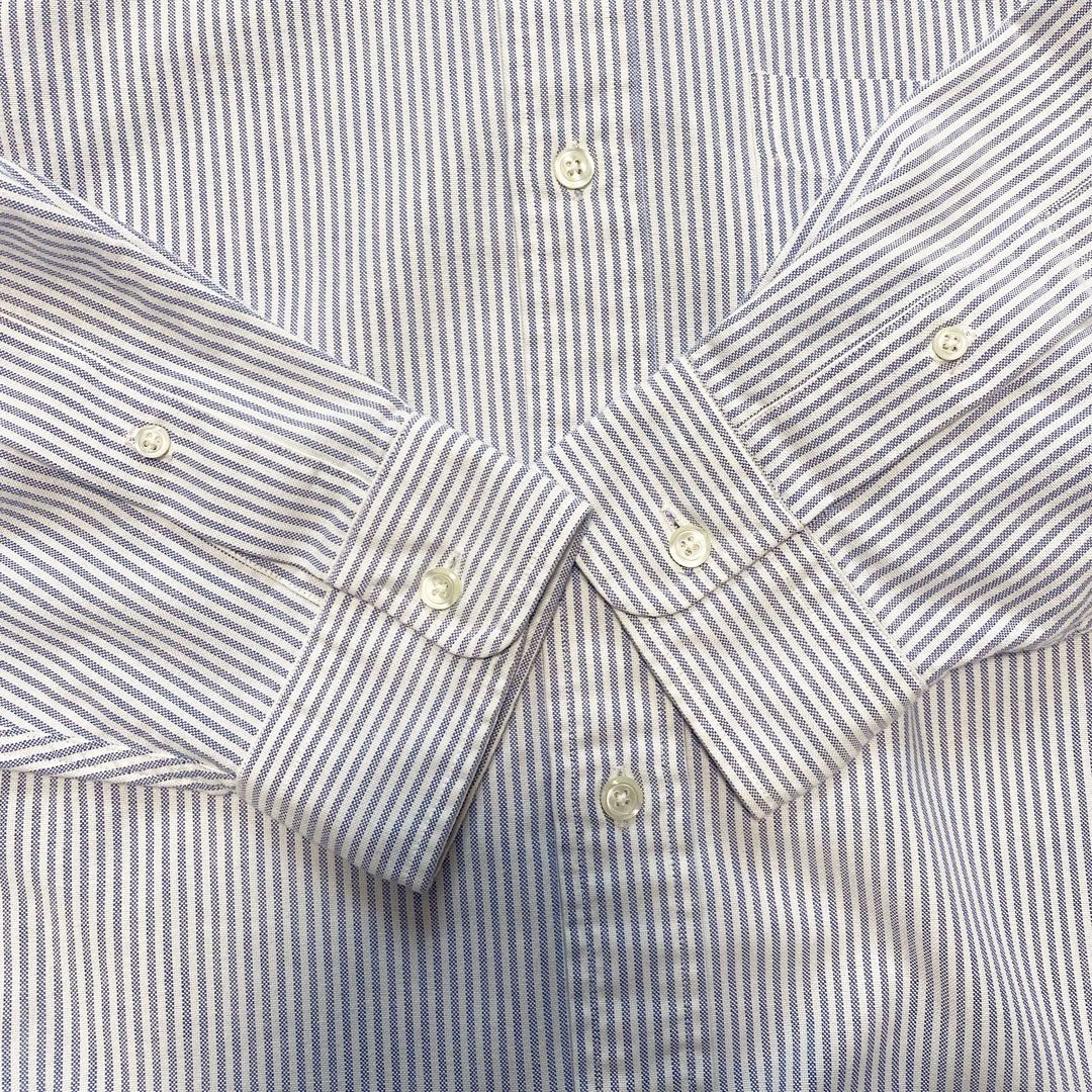 L.L.Bean エルエルビーンオックスフォード ストライプシャツ 16