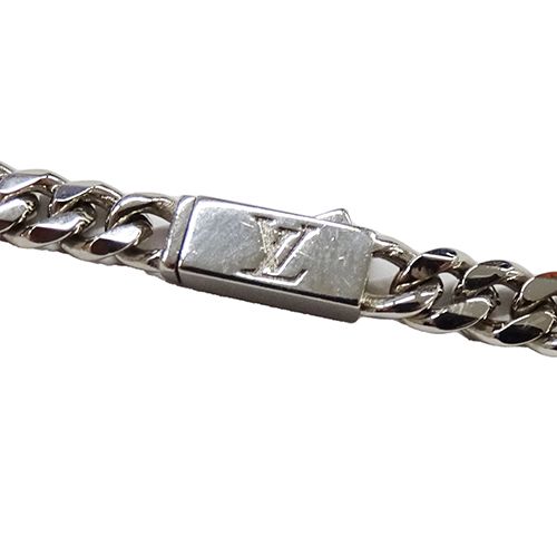 ルイ・ヴィトン LOUIS VUITTON ネックレス メンズ ブランド ネックレス・モノグラム ロウ シルバー M01490 RM2243 アクセサリー【中古】