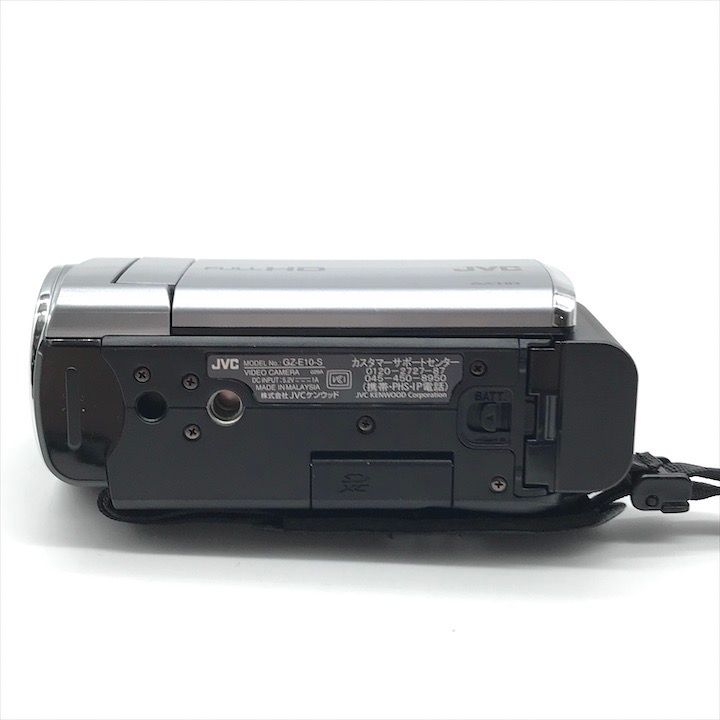 美品 JVC デジタル ビデオ カメラ Everio エブリオ GZ-E10 デジカメ シルバー ブラック 箱 説明書付き カメラ 簡易動作確認済み m14285 美品 JVC デジタル ビデオ カメラ Everio エブリオ GZ-E10 デジカメ