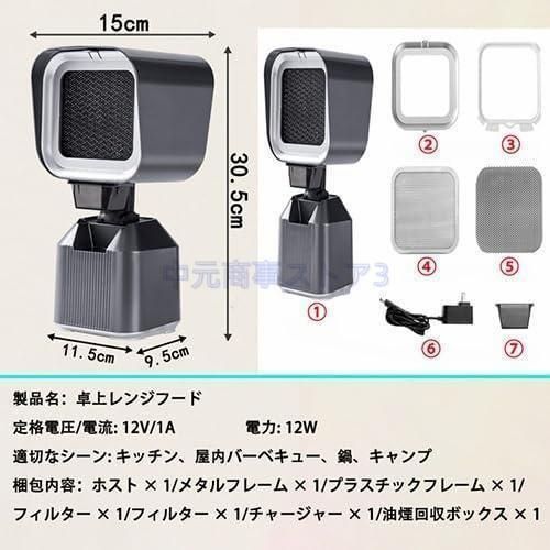 3600rpmの超吸引力 二重層油煙フィルター