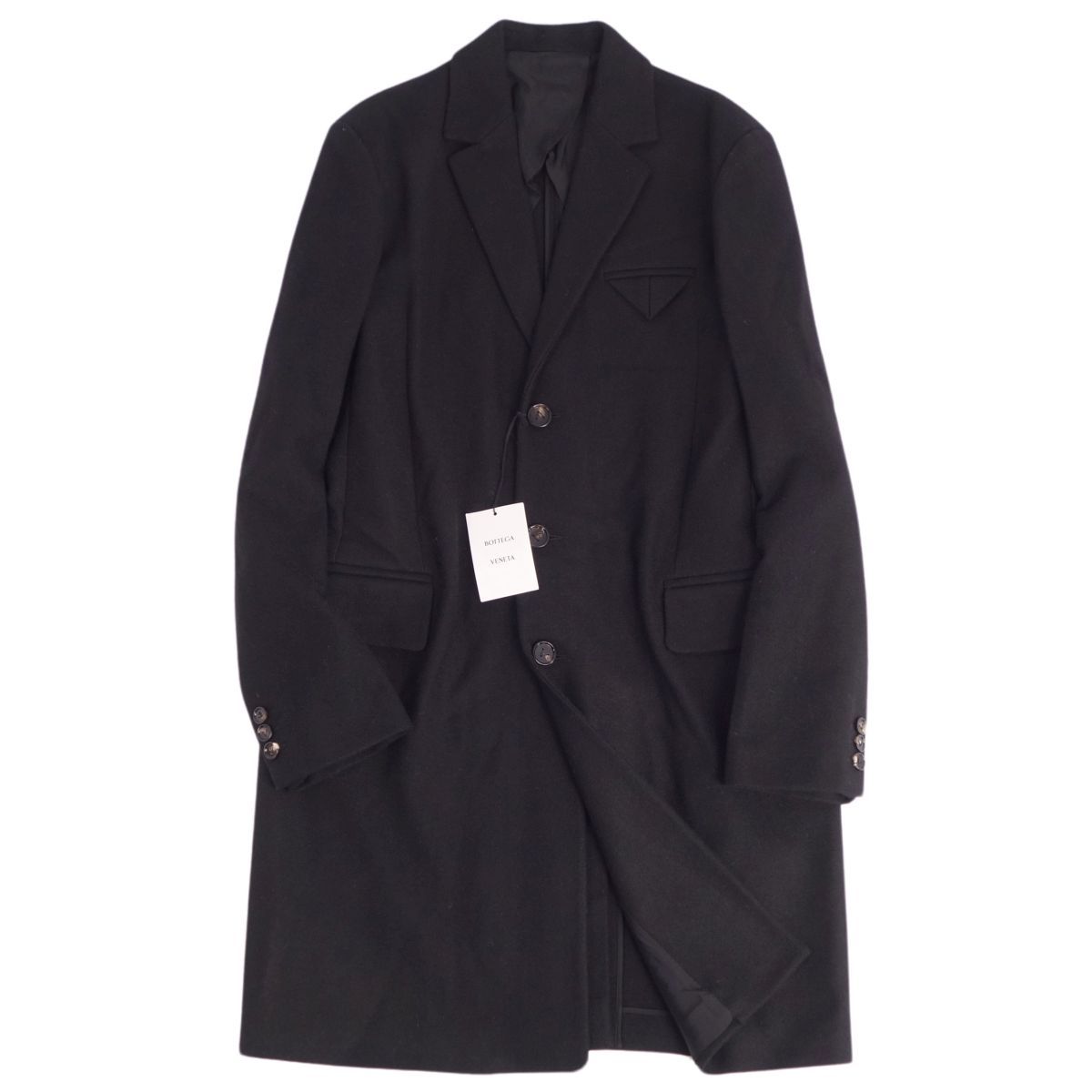 BOTTEGA VENETA ボッテガヴェネタ　チェスターコート カシミヤウール 極美品 ボッテガヴェネタ BOTTEGA VENETA ミリタリーウール