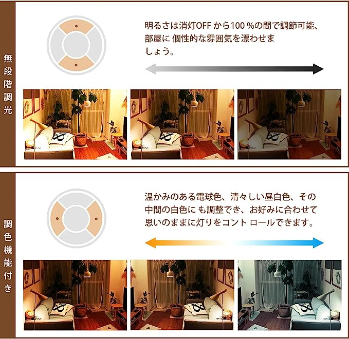 41％割引 電球4個+リモコン LED電球 フィラメント電球 60W形相当 E26