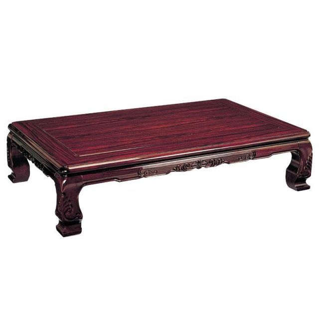 値下げ 円形一枚板テーブル 座卓 花梨 コタツの天板 100cm