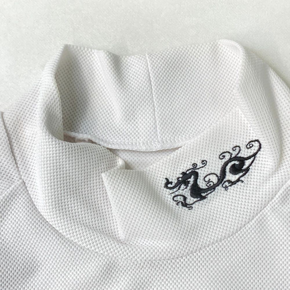 サイズ：4 DANCE WITH DRAGON ダンスウィズドラゴン  起毛 ハイネック 長袖Tシャツ  ブラック系 [240101450478] ゴルフウェア メンズ ストスト サイズ：4 DANCE WITH DRAGON ダンスウィズドラゴン 起毛
