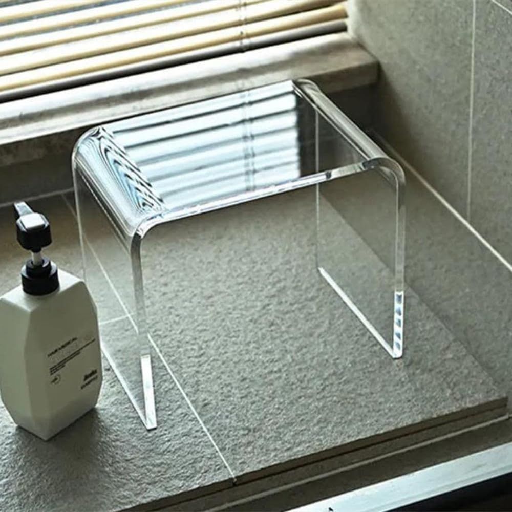 新着商品】モダンデコ 透明 バスチェア コーヒーテーブル 展示台 