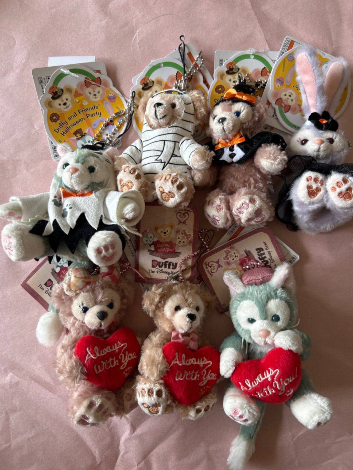 東京ディズニーシー シェリーメイ・ジェラトーニ・ステラルーぬいぐるみストラップ TDS 東京ディズニーシー ぬいぐるみ ストラップ セット