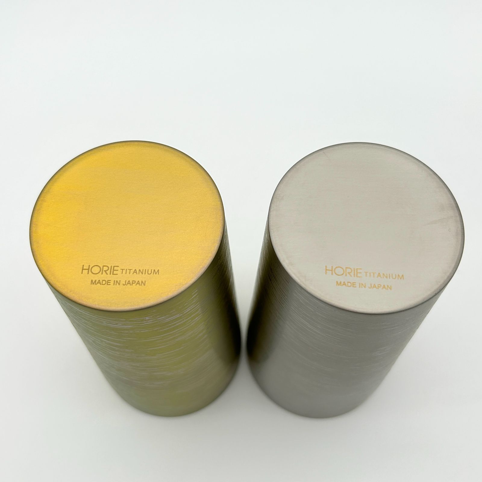 HORIE 純チタン2重タンブラー 350ml チタン白樺 堀江 シルバー 