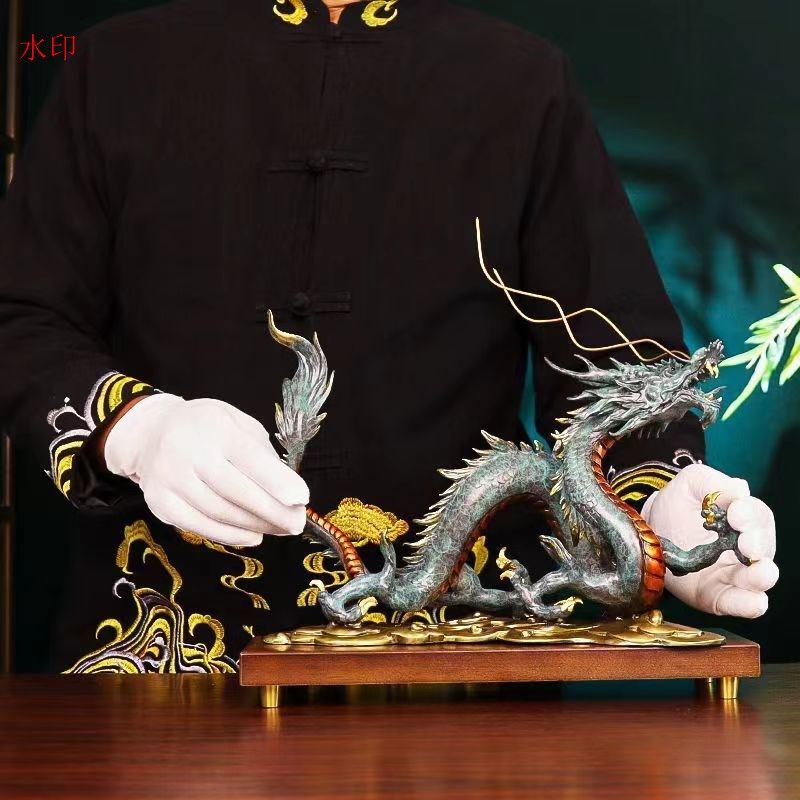 龍置物 至極の金属工芸 美術工芸 干支 辰年 ドラゴン 風水 金運 開運