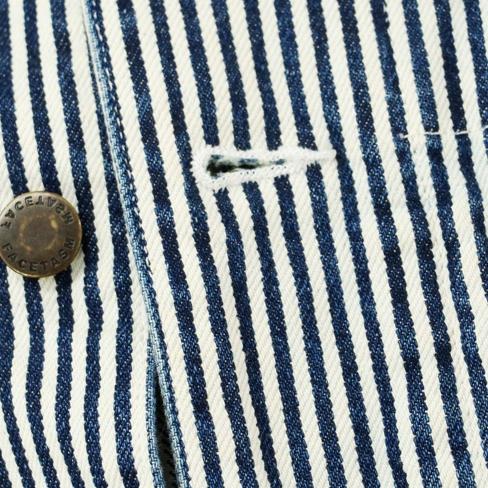 中古】ファセッタズム FACETASM ヒッコリー カバーオール ブルゾン 