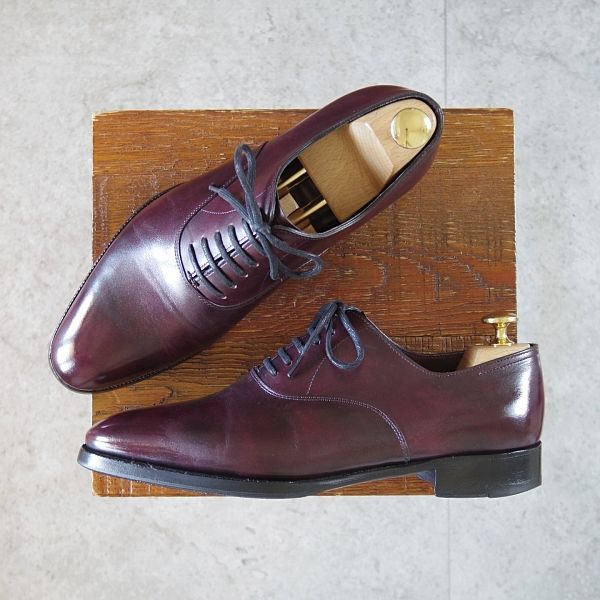 【極美品】JOHN LOBB ジョンロブ プレーントゥ 5E 極上☆ジョンロブ 5.5E【定価¥377,300-☆プレステージライン