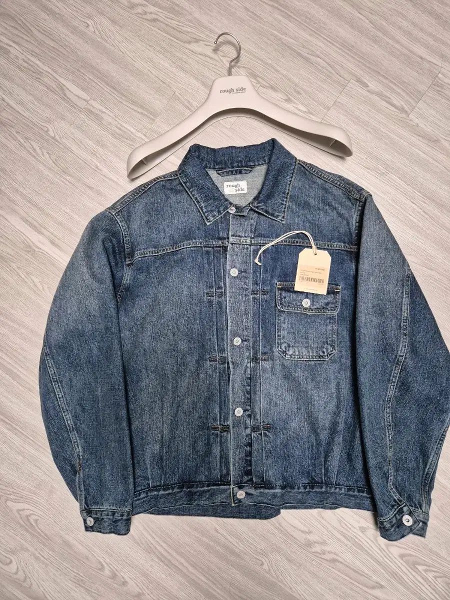 |2 ROUGH SIDE トラッカー デニム ジャケット ユーズド ブルー