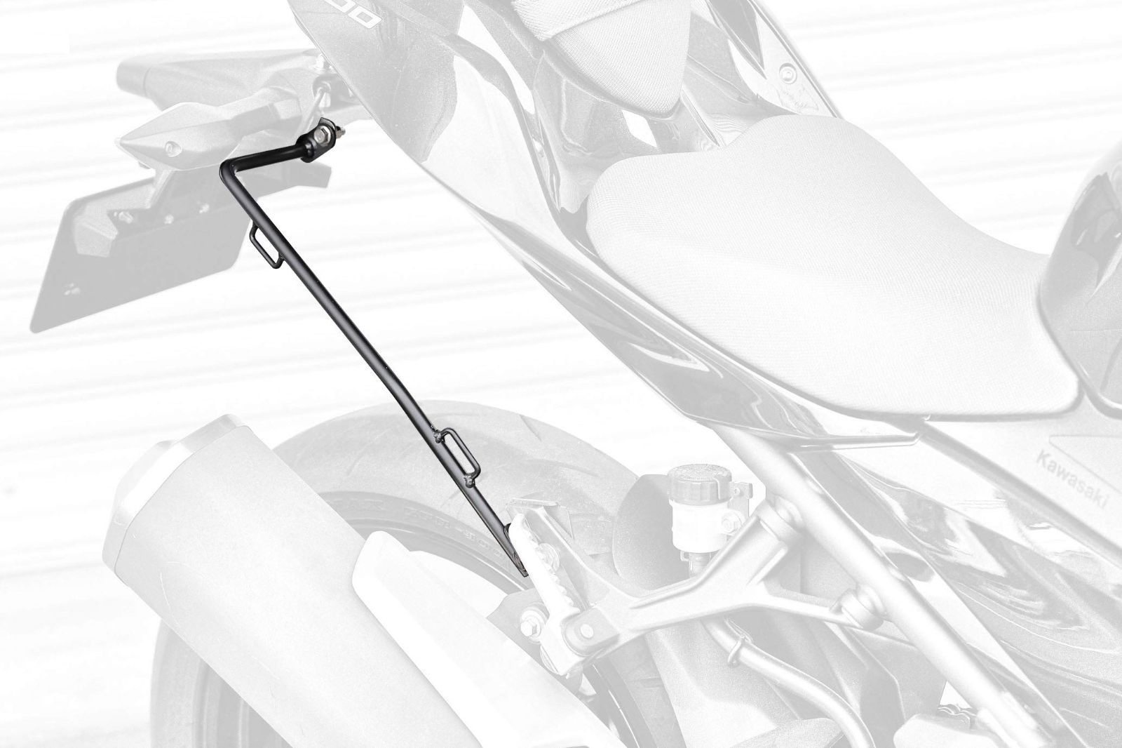 キジマ kijima バイク バイクパーツ バッグサポート バッグガード 左右セット スチール製ブラック仕上げ Ninja250|400 18- ブラック210-4771