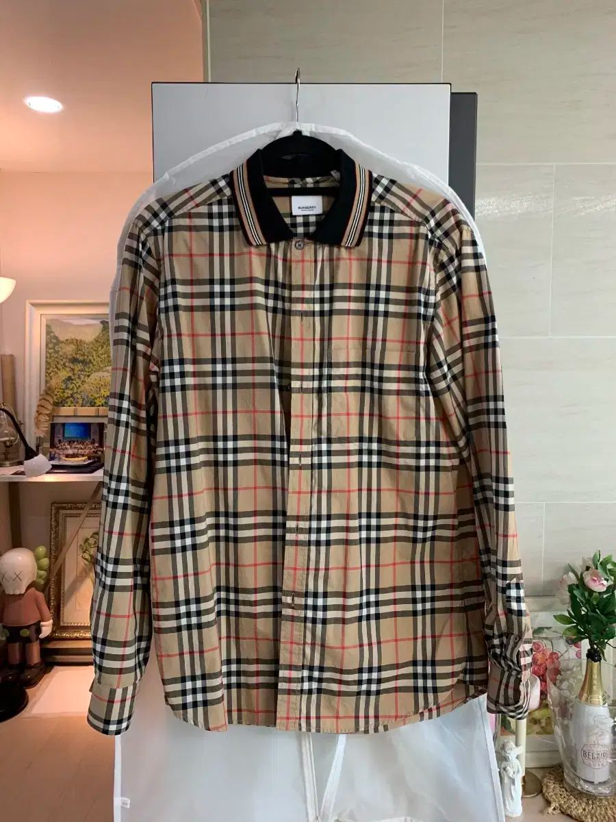 M サイズ BURBERRY(バーバリー ) ネックカラーニットシャツ