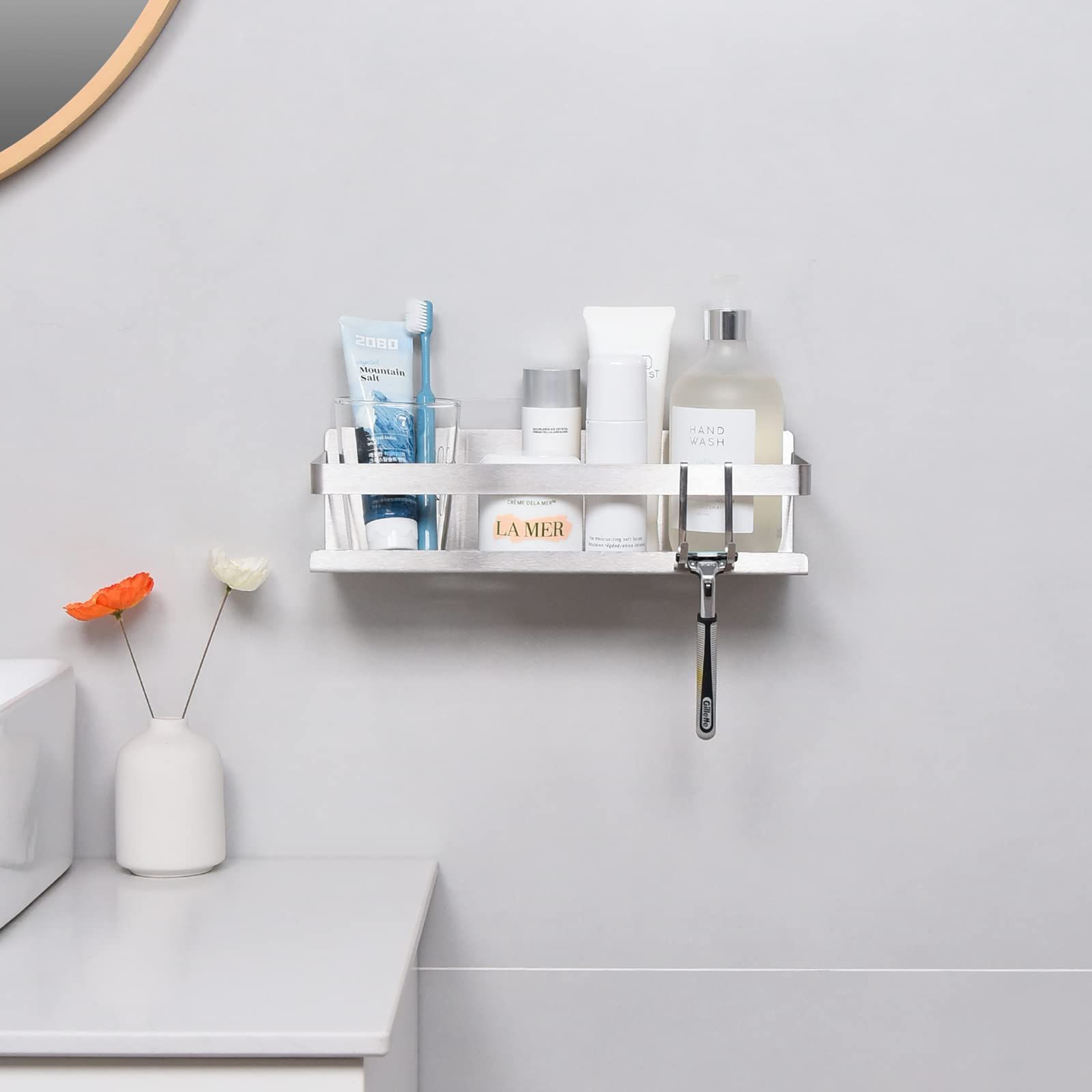 浴室用ラック マグネットお風呂 ラック、304ステンレス バス