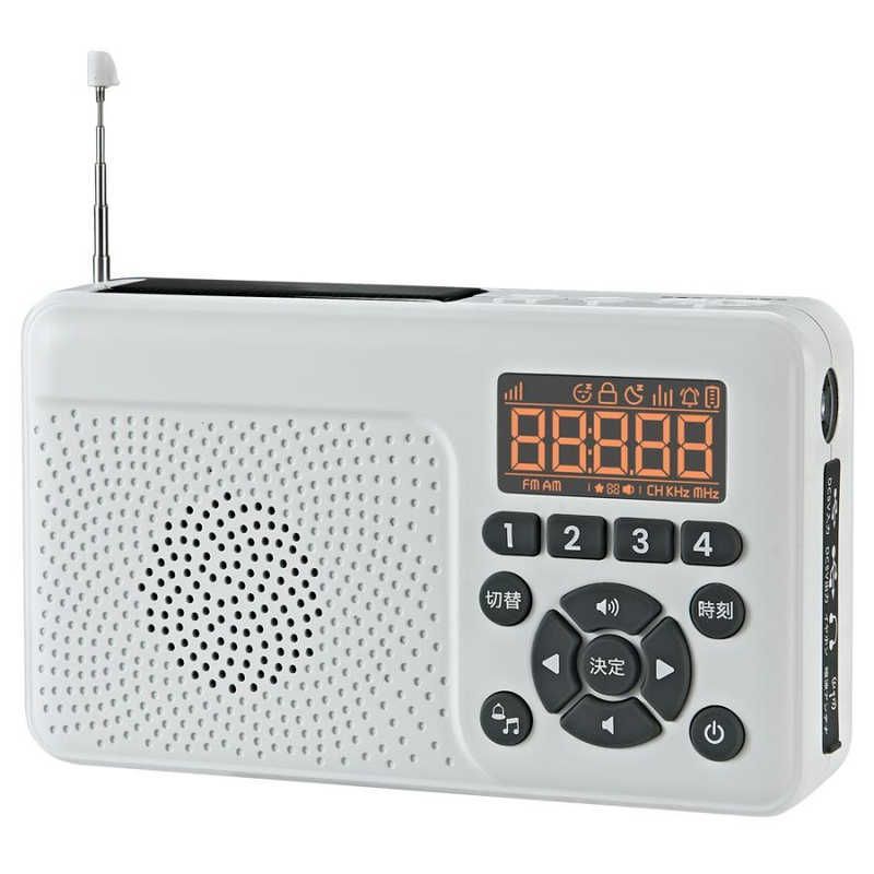 未開梱 FRC 手回し＆ソーラー充電 防災ラジオ FIRSTCOM ワイドFM対応 AM FM FC-W118RDE