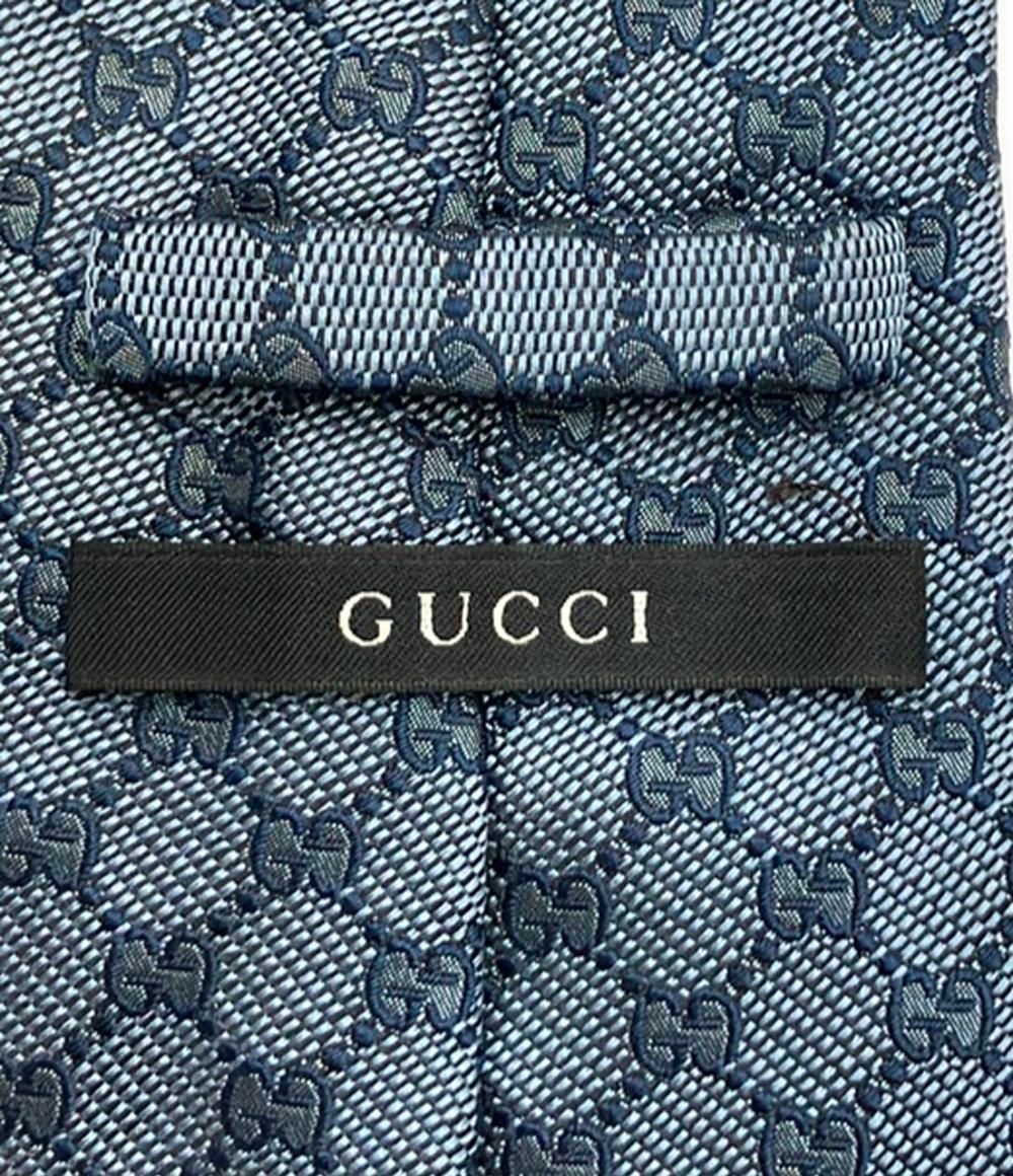 新品 GUCCI GG柄 シルク ネクタイ 221582 グッチ グッチ ネクタイ シルク100% GG柄 シェリーライン 221582 4B002