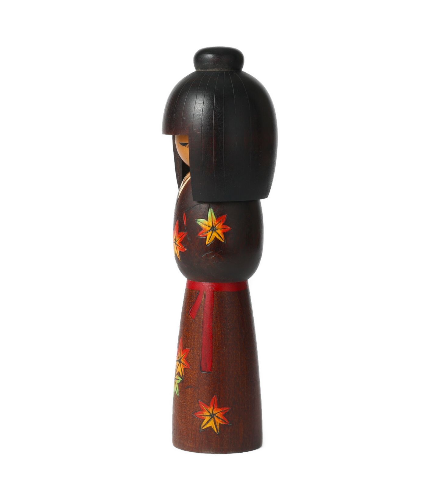 創作こけし（岸貞男　作） 創作こけし、岸貞男、高さ18.5cm | antique sosaku kokeshi, by