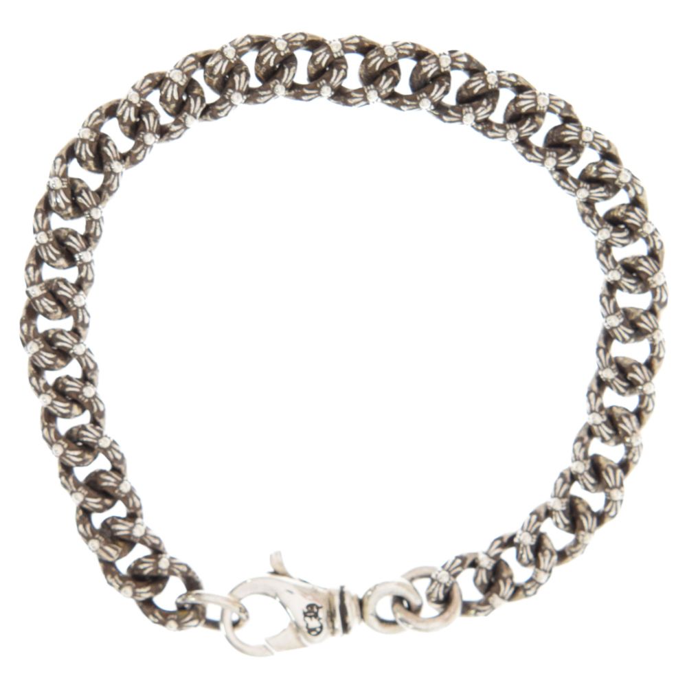 は*め様 クロムハーツChrome Hearts ファンシーミニブレス CHROME HEARTS 22K Extra Mini Fancy Chain Bracelet クロムハーツ 22K