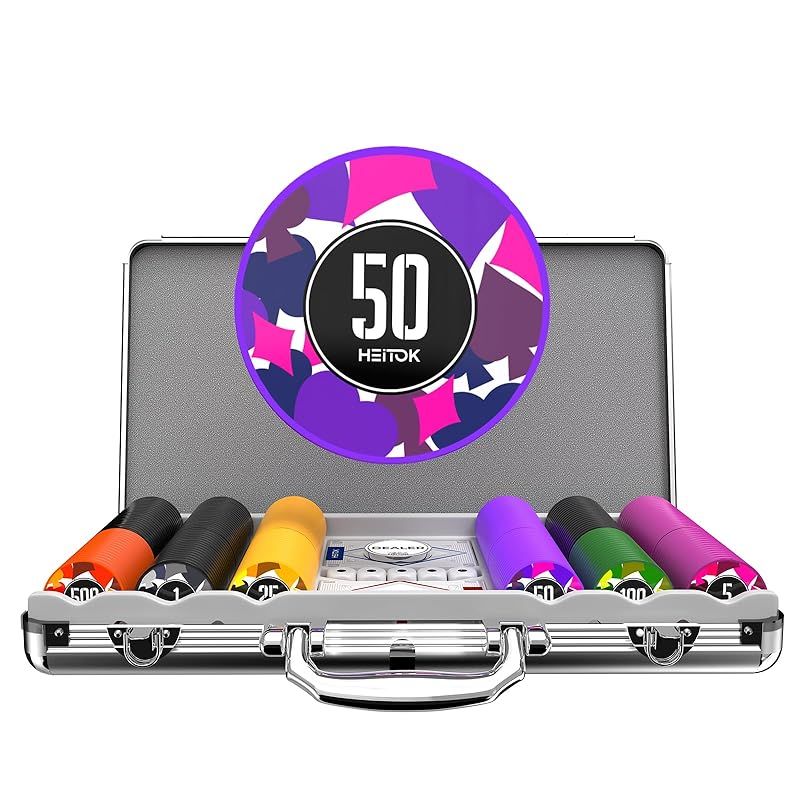 ポーカーセット チップ300枚❗️ HEITOK ポーカーチップ ポーカー