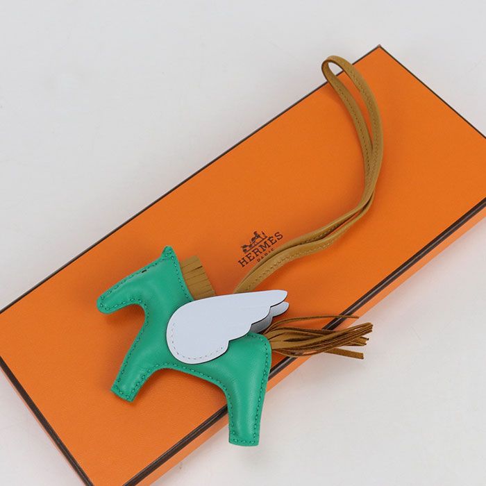 HERMES エルメス ロデオペガサスPM バッグチャーム アニョーミロ U刻印刻印 レディース