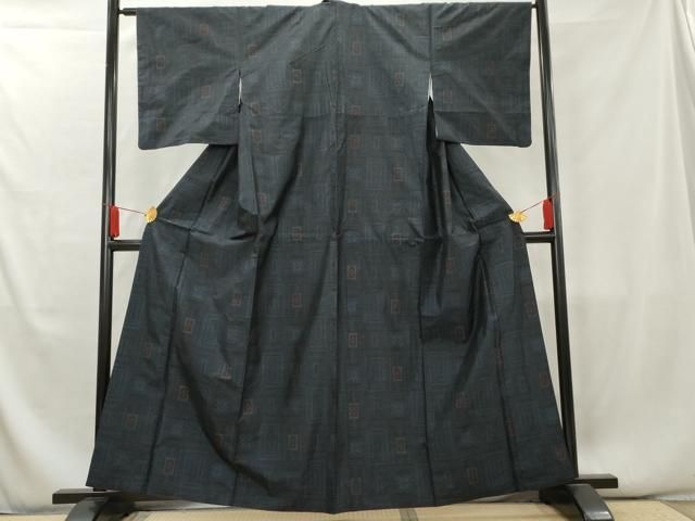 平和屋着物□本場大島紬 色紙花文 正絹 逸品 AAAX9227cs - メルカリ 